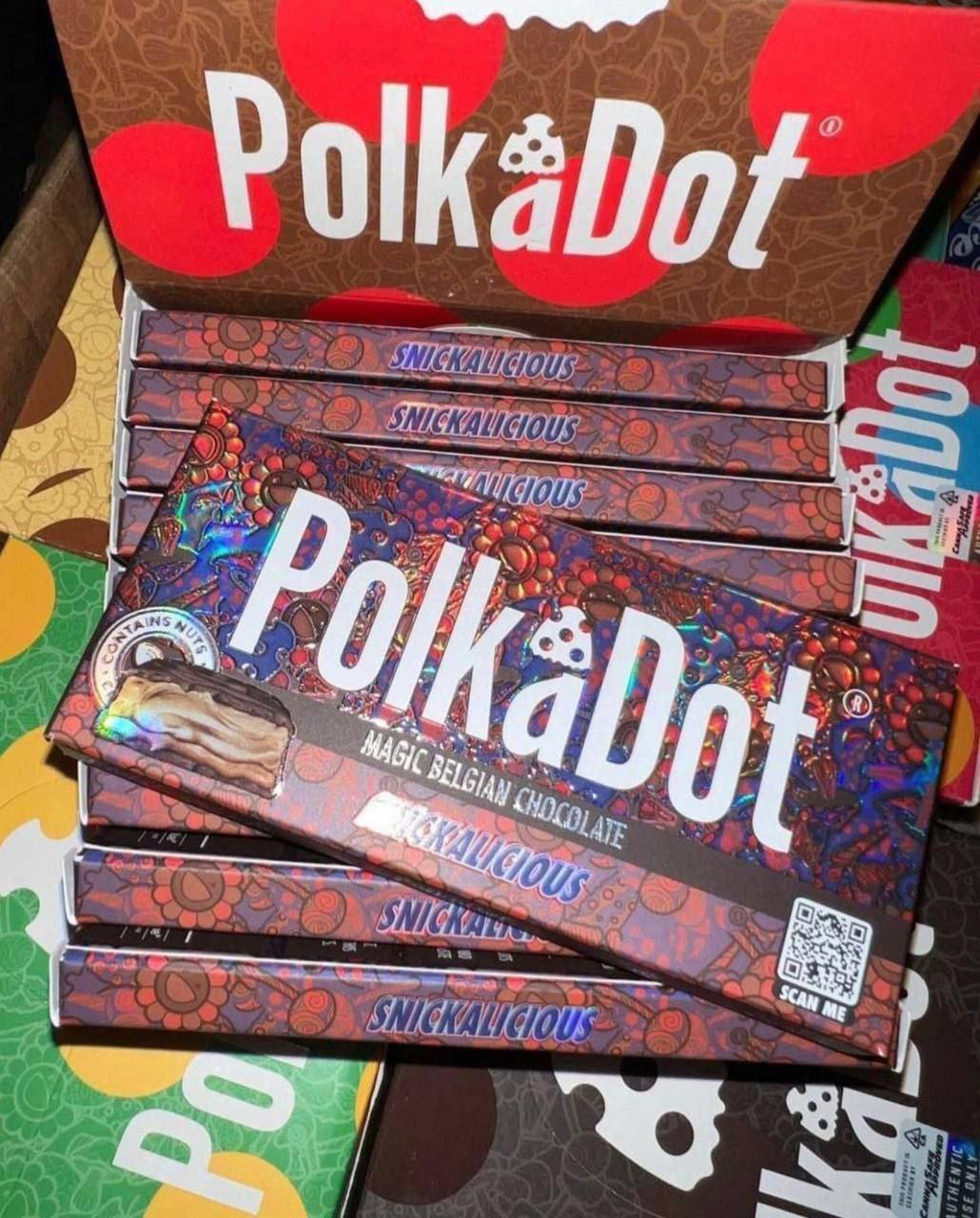 PolkaDot Magic Mushroom Belgian Chocolate